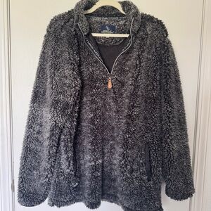 Simply Southern Cozy Gray Teddy Sherpa Jacket